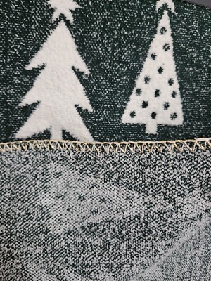 well dressed home christmas blanket Balsam & Fir Oversized Decor Throw 100% Cotton Holiday Tree christmas throw blanket