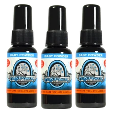 Blunt Power Oil Based Concentrated Air Freshener, Baby Powder, 1.5 oz, 3 Pack