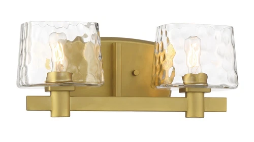Minka Lavery Drysdale 2 Light Bathroom Vanity, Soft Brass - Picture 2 of 5