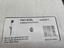Delta 75413DBL Universal Showering Components 2.5 GPM Multi - Nickel READ