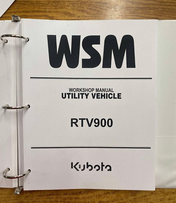 900 Side By Side Technical Service Repair Manual RTV900