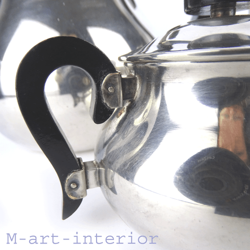 WMF Kernstück Kanne Zuckerdose Kännchen ART DECO Silver-Plated Service BAUHAUS - Bild 7 von 12