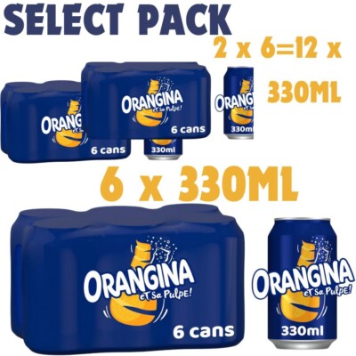 Orangina Sparkling Fruit Drink; Multipack Of 6 X Japan | Ubuy - View #2