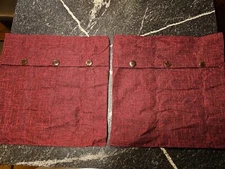 MIULEE Set of 2 18×18 Linen Throw Pillow Covers 