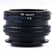 Adjustable Focus Extension Helicoid Macro Tube for Pentax K Lens to for Fuji X