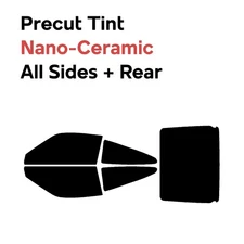 Precut Window Film Automotive Nano Ceramic Any % Tint for Honda CRX 1988-1991
