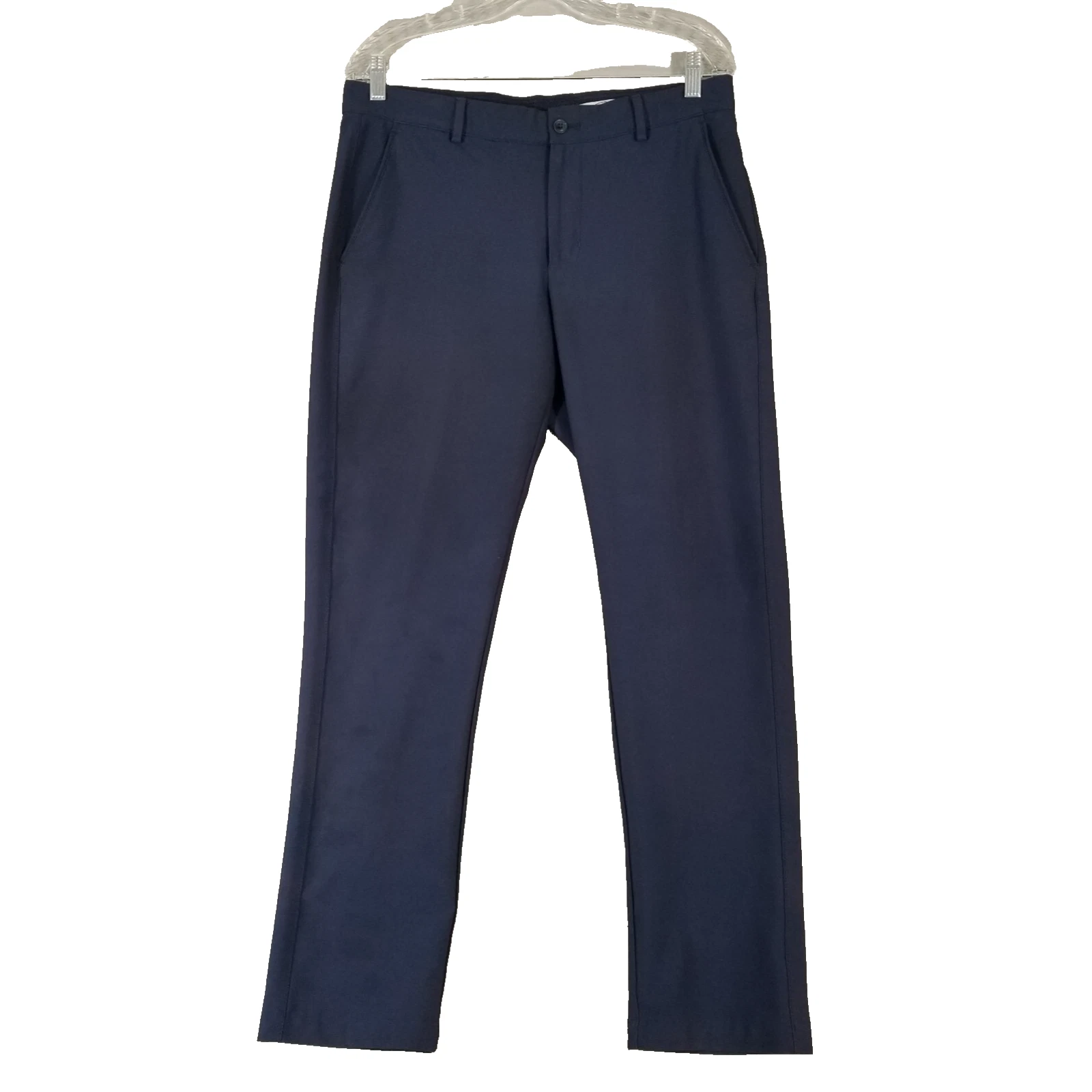 Greg Norman golf pants men's 32x30 slim straight blue Flex stretch Dri-Fit Sport