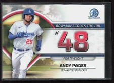 2023 Bowman Andy Pages Bowman Scouts Top 100 Refractor