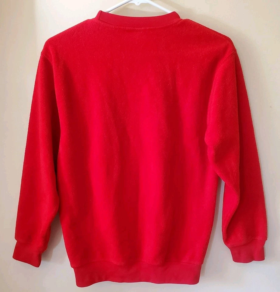 Vintage The Disney Store Winnie The Pooh & Friends Red Pullover Sweatshirt EUC - Image 4 of 4