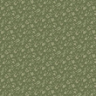 MARCUS FABRICS - Kathleen's Story by Christine Schulte - Tossed Flowers - Jade