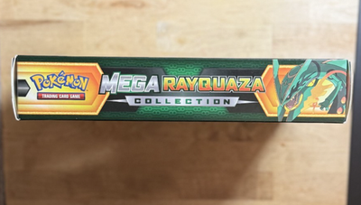 Pokémon Mega Rayquaza Collection Box English Promo Card & Figure