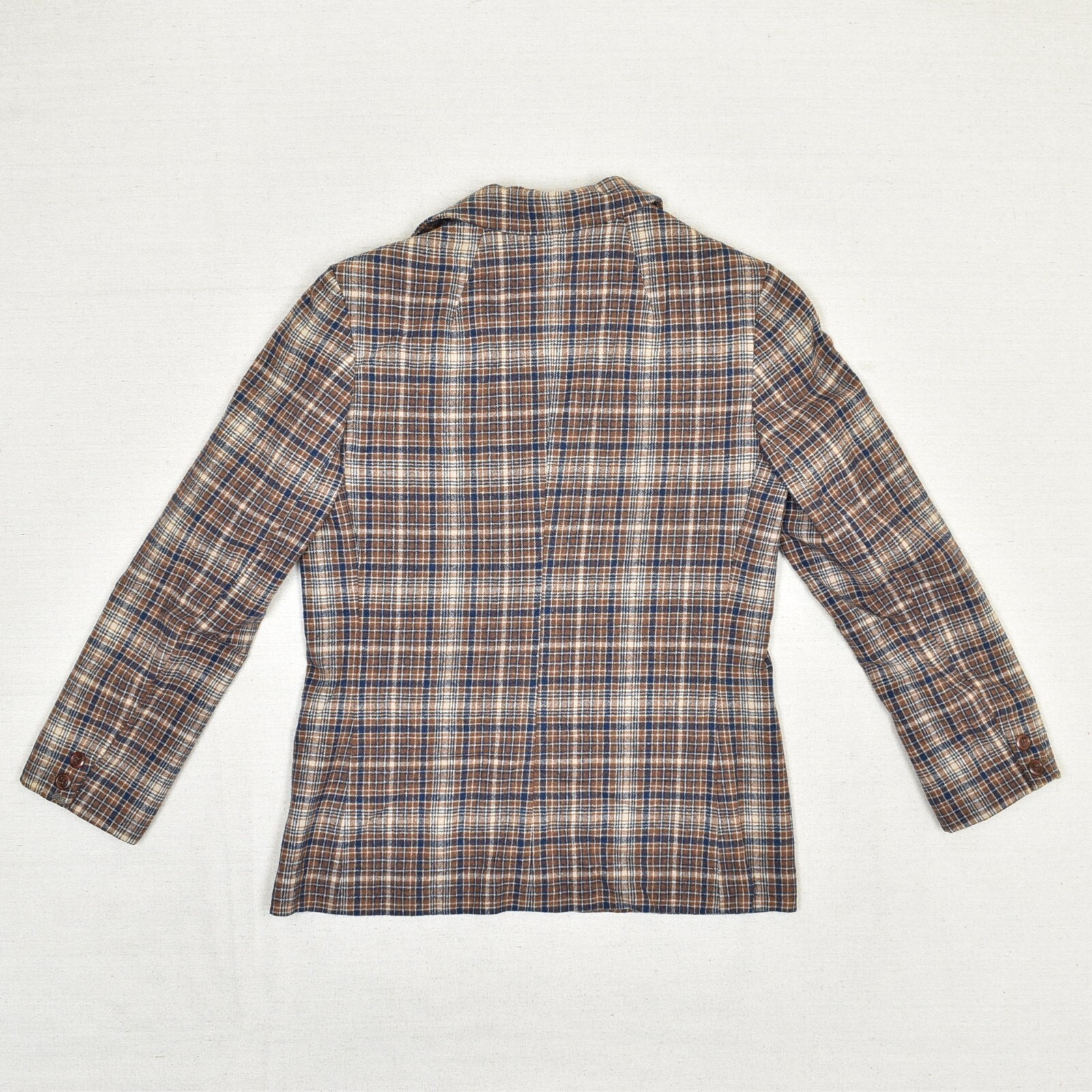 Pendleton Blazer Button Plaid Wool Multicolor Siz… - image 3