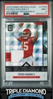 2018 Panini Unparalleled Patrick Mahomes II Victorious Patch PSA 9 Mint A795