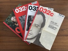 032c Magazine Konvolut, frühe Ausgaben ausverkauft, Helmut Lang, Design Fashion