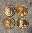 1945D, 1956D, 1957D, 1958D  AU/BU Wheat Pennies