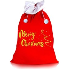 Weihnachtssack Filz groß Jumbo Geschenkbeutel Kordelzug Dekoration