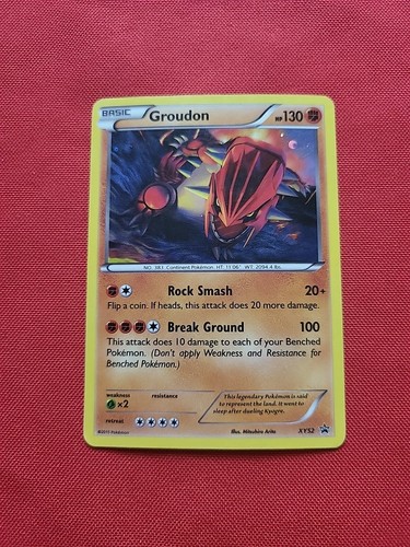 Pokémon: Groudon XY52 Holo Rare 2015 BSP Black Star Promos - MP/HP - F87