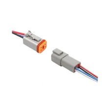 4 Pin Car Waterproof Electrical Connector, Vehicle Male and Female Plug 4Pin