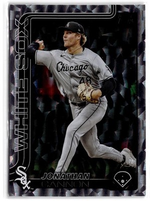 2025 Topps Jonathan Cannon #660 Silver Crackle Foilboard Chicago White Sox