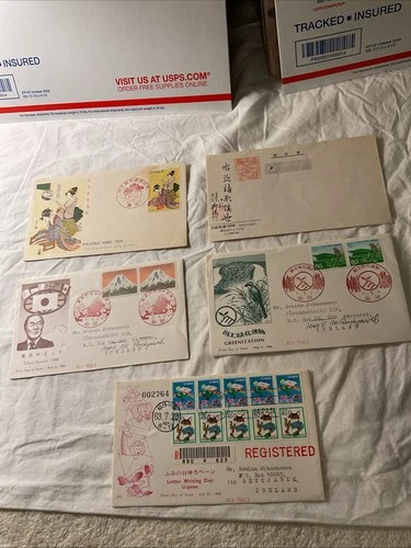 JAPAN.1973-1988-lot Of 5 FDC’s.#509