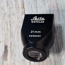Leica Leitz Wetzlar 21mm Metal Viewfinder Black SBKOO, clean *Read
