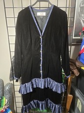 Vintage Oscar De La Renta Miss O Velvet Dress Size 8 Rare 80s 90s