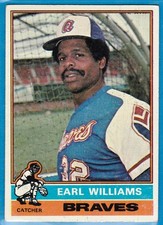 1976 Topps - Earl Williams #458 - Atlanta Braves