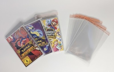 Nintendo Switch Spielhüllen Schutzfolien   25/50/100 Stk | Transparente Sleeves