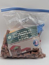 K'nex Lincoln Log Set Complete - Made In The USA