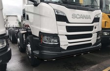 Black Bumper Bar + LEDs + Down Lights For New Gen Scania PG XT 2017+ Series Low