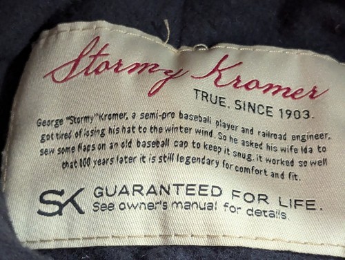 Stormy Kromer isolierte Wollmütze schwarz 7 3/8 - Bild 10 von 10