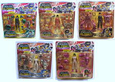Seltenes Set 5 Saint Seiya Bronze Caballeros del Zodiaco Vintage Bootleg Neu MOC