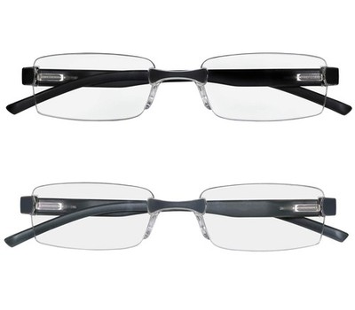 Success Eyewear Reading Glasses Set of 2 Rimless Ultra Lightweight Comfort