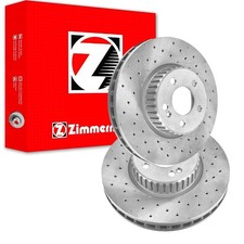 2x ZIMMERMANN FORMULA S BREMSSCHEIBEN 318mm GELOCHT VORNE passend für MERCEDES C