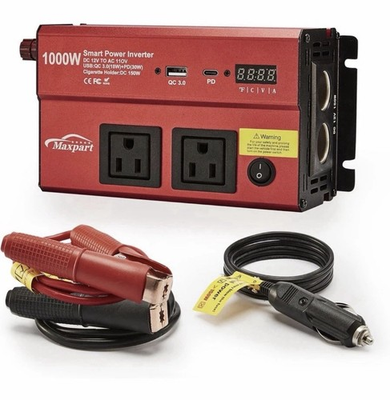 #ad 1000W Power Inverter 12V DC to 110V AC Car Truck Converter USB 3.0A Charger $29.99