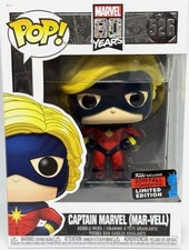 Funko Pop! Marvel #526 Captain Marvel (Mar-Vell) 80 Years - 2019 Fall Convention