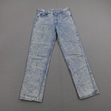 Vintage Levis Jeans Mens 28x28 Blue Denim Acid Wash 505 Straight Leg 80s USA