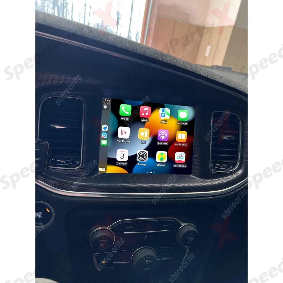 8.4" Android 14 CarPlay Radio For Dodge Challenger Charger 2015 2016 2017-2021 Foto 3 de 4