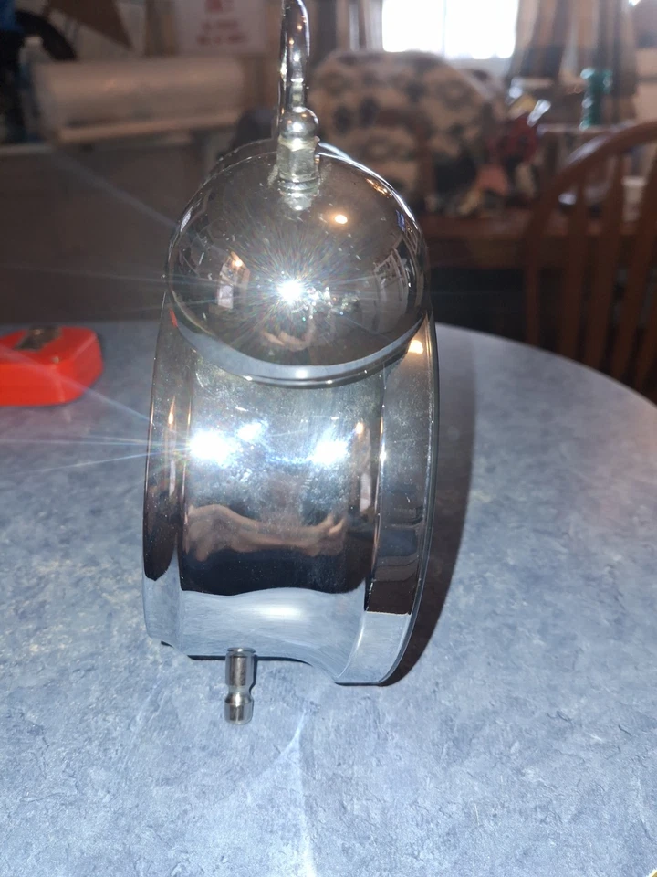 Reloj Despertador Crosley Vintage Metal Modelo 33013 Cromo ¡Funciona Perfecto! Foto 3 de 4