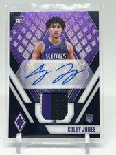 2023-24 Panini Phoenix Colby Jones RPA /17  Rookie Patch Auto SP