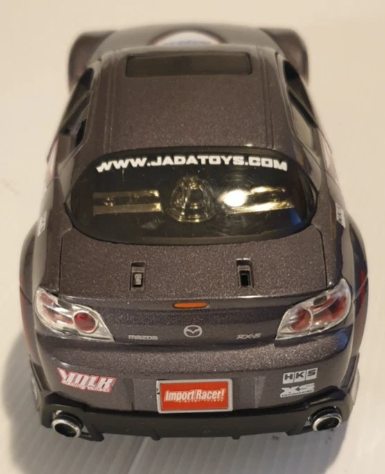 MAZDA RX8 Volk Racing Wheels Livery 1/24 Scale Diecast Tuner JDM Car by Jada. - image 4 of 4