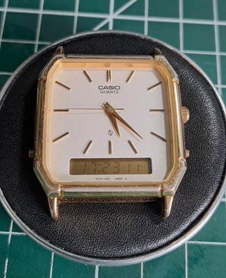 Vintage (1986) Casio AQ-518G ANA-DIGI Uhr Japan Mod.307 *Ersatzteile Fix*
