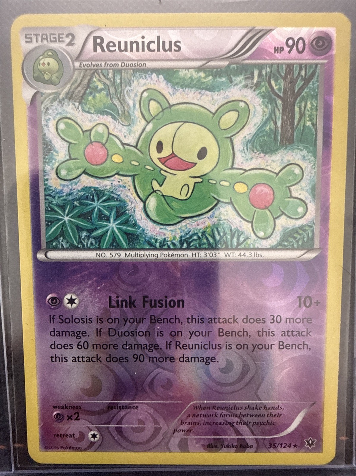 Reuniclus Fates Collide 35/124 Rare 2016 Pokemon Card TCG CCG