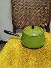 MCM Avocado Green Fondue Pot 1970s Vintage Retro — photo 1