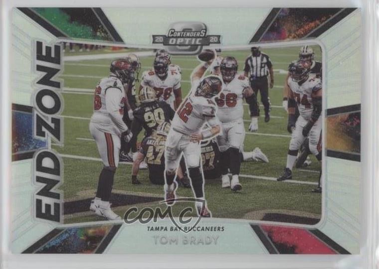 2020 Panini Contenders Optic End Zone Tom Brady #EZ7 12mg