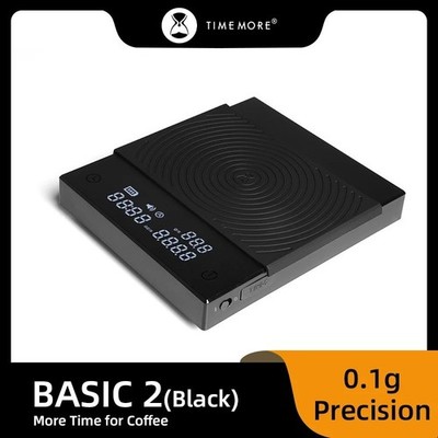 TIMEMORE Black Mirror Basic Plus 2 Kaffeewaage, Durchflussmessung, Timer