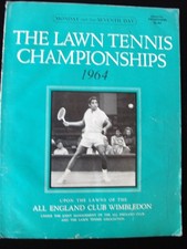TENNIS WIMBLEDON PROGRAMME 1964 - RAFAEL OSUNA  - WILL ALWAYS COMBINE POSTAGE