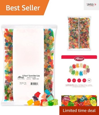 Satisfy Your Sweet Tooth: 5 lb of 12 Flavor Gummi Bear Cubs-Taste the Difference