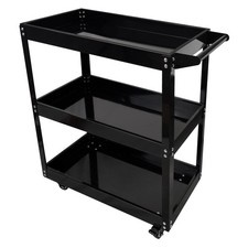 3 Tier Rolling Tool Cart On Wheels, Heavy Duty Capability Tool Cart for Mecha...