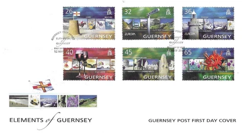 Guernsey Comm/FDC - Elements of Guernsey - Guernsey -  2014  (GUE223)